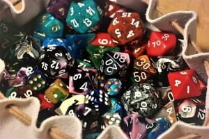 Image of bag of dice