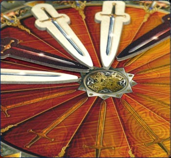 image of the round table with the swords